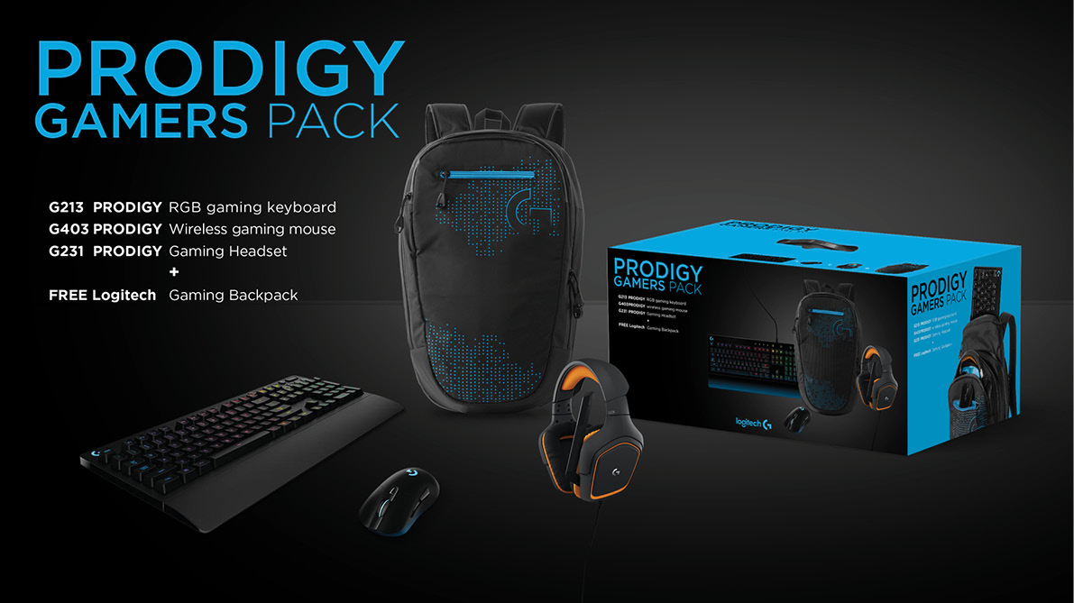 Logitech Gamers Pack product range