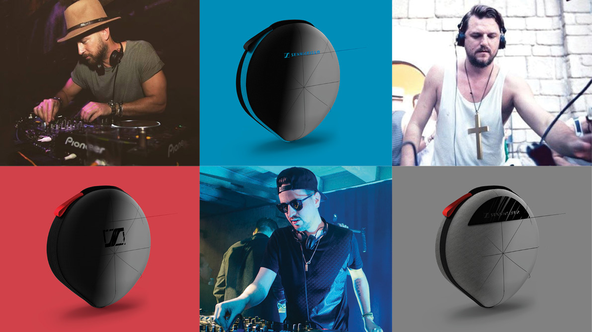 Sennheiser HD25 DJ travel case moodboard