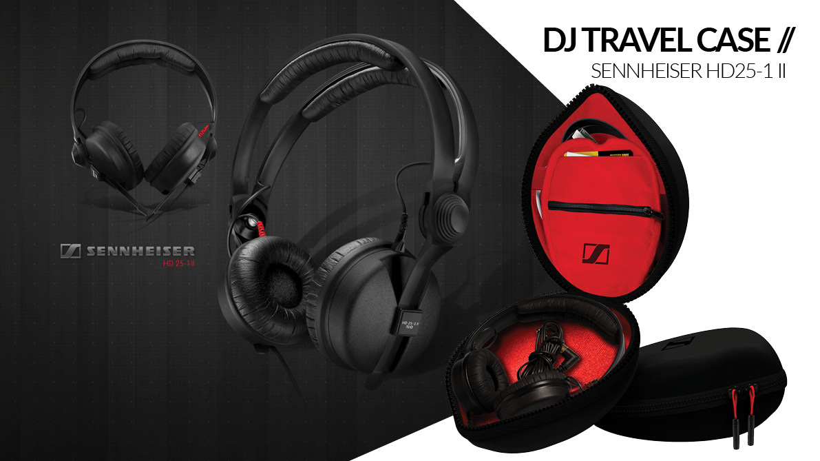 Sennheiser HD25 DJ travel case