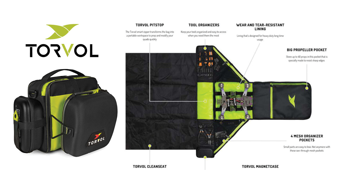 Torvol FPV drone carry — detail